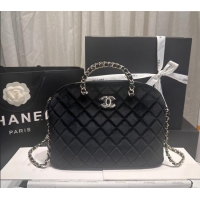 Particularly Recommended Chanel Velvet Small Shopping Bag AS3969 Black 2024