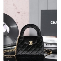 Trendy Design Chanel Mini Shopping Bag in Velvet AS4416 Black 2024