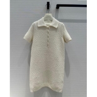 New Design Gucci Wool Dress G83002 Beige 2024