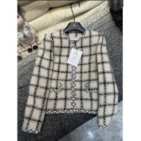 Fashion Discount Chanel Tweed Jacket M91105 White 2024