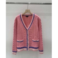 Low Cost Chanel Wool Cardigan CH91110 Pink 2024