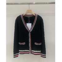 Buy Inexpensive Chanel Wool Cardigan CH91111 Black 2024