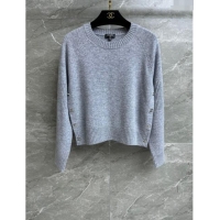 ​Well Crafted Chanel Cashmere Sweater CH92402 Grey 2024