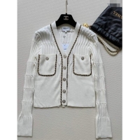 Best Grade Chanel Wool Cardigan M92518 White 2024