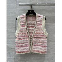 Top Quality Chanel Cashmere Vest CH92521 Pink 2024