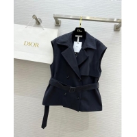 Reasonable Price Dior Vest D82211 Black 2024