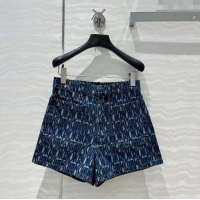 Luxury Discount Dior Miss Dior Denim Shorts D82307 Blue 2024