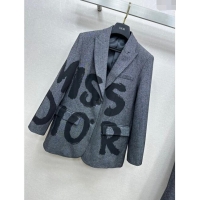 Fashion Discount Dior Miss Dior Jacket D82715 Grey 2024