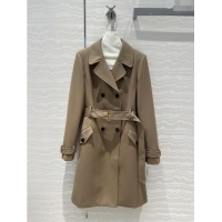 Well Crafted Dior Wool Coat D91915 Brown 2024