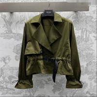 ​Well Crafted Prada Jacket P90404 Green 2024