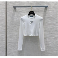 Super Quality Prada Short Top P90409 White 2024