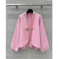 ​Top Design Louis Vuitton Cashmere Cape LV83016 Pink 2024