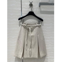 Bottega Veneta Skirt BV82704 Light Grey 2024