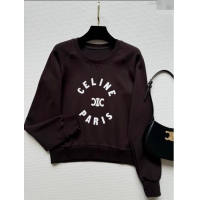 ​Good Looking Celine Sweatershirt C92401 Dark Brown 2024