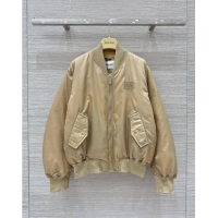 Top Grade Miu Miu Padded Jacket M91112 Beige 2024