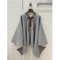 Shop Grade Design Loro Piana Jessi Cape L92527 Grey 2024