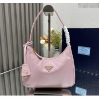 Shop Discount Prada Re-Edition 2005 Re-Nylon mini bag 1NE204 Light Pink 2023 NEW