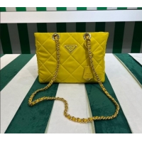 Traditional Specials Prada Re-Nylon tote bag 1BG468 Yellow 2023