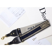 Buy Discount Dior Embroidered Strap D8442 Blue/Beige