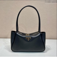 Fashion Discount Prada Leather Handbag 1BA444 Black 2023