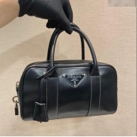 Grade Quality Prada Leather Top handle Bag 1BA846 Black 2023