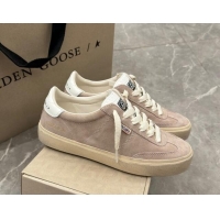 Durable Golden Goose Soul Star Sneakers in Suede Nude Pink 905074