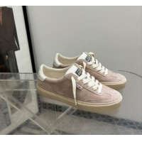 Durable Golden Goose Soul Star Sneakers in Suede Nude Pink 905074