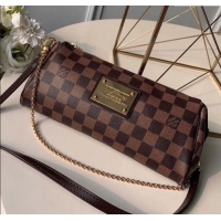 Buy Discount Louis Vuitton Damier Ebene Canvas Eva Crossbody Bag M55213