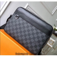 Pretty Style Louis Vuitton Damier Graphite Canvas Men Messenger Bag N40097