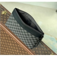 Best Price Louis Vuitton Damier Graphite Canvas Pochette Voyage Souple Pouch M82543