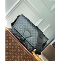 Top Design Louis Vuitton  Damier Graphite Canvas Montsouris Messenger Bag N46685