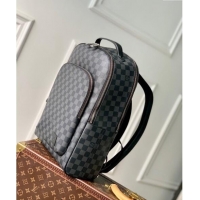 Top Grade Louis Vuitton Damier Graphite Canvas Mens Avenue Backpack Bag N40499 Black