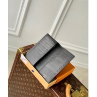 Reasonable Price Louis Vuitton Damier Graphite Canvas Brazza Wallet N62665