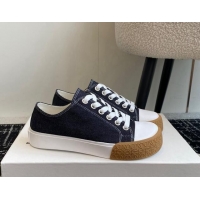 Super Quality Loewe Terra Vulca Canvas Low-top Sneakers Dark Blue 009092