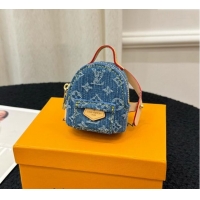 Promotional Louis Vuitton Micro Backpack Bag Charm 0731 Denim Blue 2024