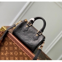 Top Grade Louis Vuitton Monogram Empreinte Nano Speedy Mini Bag M82450 Black 2023