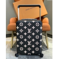 Well Crafted Louis Vuitton Monogram Empreinte Horizon 55 Luggage Travel Bag 1102 Black