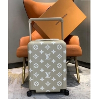 Top Design Louis Vuitton Monogram Empreinte Horizon 55 Luggage Travel Bag 1102 Grey