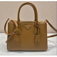 Inexpensive Prada Galleria Saffiano Leather Medium Bag 1BA863 Brown 2024