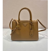 Inexpensive Prada Galleria Saffiano Leather Medium Bag 1BA863 Brown 2024