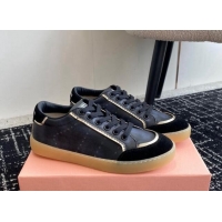 Best Product Miu Miu Suede and Leather Sneakers Black 719098