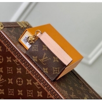 Promotional Louis Vuitton LV Charms Card Holder in Monogram Canvas and Leather M82739 Nude Pink