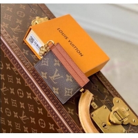 Inexpensive Louis Vuitton LV Charms Card Holder in Monogram Canvas and Leather M82739 Brown 2024