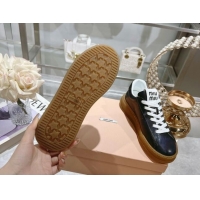 Low Price Miu Miu Suede Sneakers Black 813087