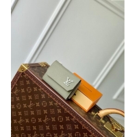 Good Taste Louis Vuitton Slender Pilot Wallet in LV Aerogram Leather M81740 Sage Green 2024