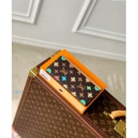 New Fashion Louis Vuitton Brazza Wallet in Monogram Craggy Canvas M83335 Chocolate Brown 2024