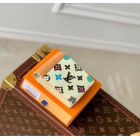 Free Shipping Louis Vuitton Multiple Wallet in Monogram Craggy Canvas M83334 Vanilla White 2024