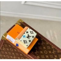 Promotional Louis Vuitton Pocket Organizer Wallet in Monogram Craggy Canvas M83336 Vanilla White 2024