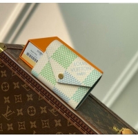 Promotional Louis Vuitton Victorine Wallet in Damier Giant Canvas N40750 Pistachio Green 2024