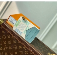 Promotional Louis Vuitton Romy Card Holder in Damier Giant Canvas N40639 Pistachio Green 2024